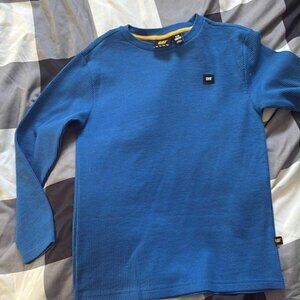 Caterpillar Kids Long Sleeve Tee in Vibrant Blue- Never worn
